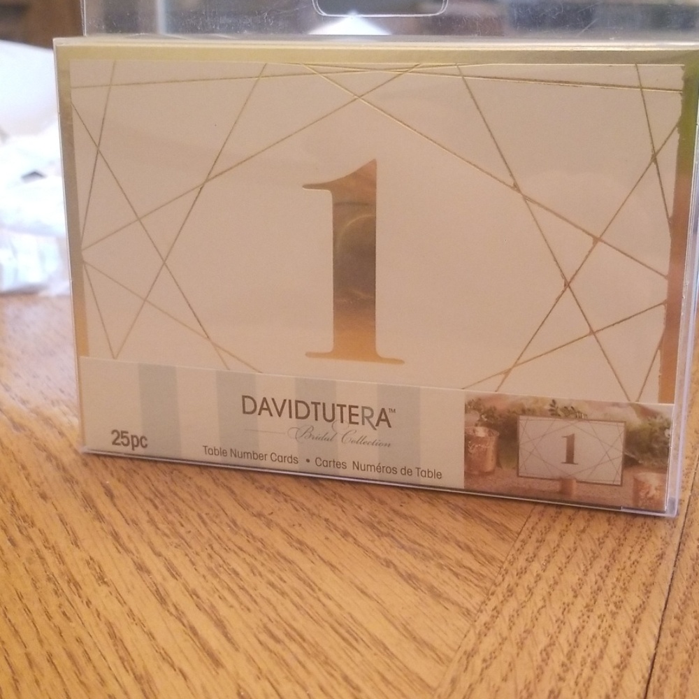 Table numbers